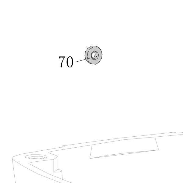 Запчасть AA12C-006A Резиновая втулка MP622B-35 MP630-35 MP635-34 MP630B-35 MP635B-37 MP650B-35 N851L-57 N851H-70 N851L-82 T50SC-29
