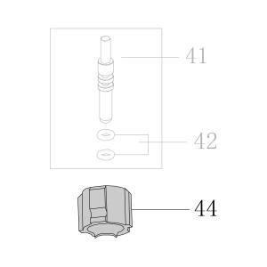 Запчасть AA42A-041A Крышка клапана курка CN55-49 CN70B-39 CN80B-45 CN90-44 N851F-45 CN100B-42 CN130-44 N851L-42 N851H-53 CN100-37 (вид 2)