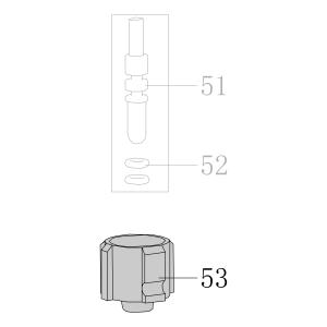 Запчасть AA42A-041A Крышка клапана курка CN55-49 CN70B-39 CN80B-45 CN90-44 N851F-45 CN100B-42 CN130-44 N851L-42 N851H-53 CN100-37 (вид 5)