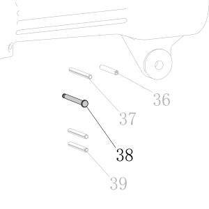 Запчасть AN03A-053A Штифт N851L-80 N851H-38