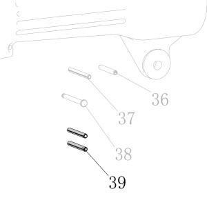 Запчасть B02-030240-02 Штифт ф3×24 CN70B-27 CN80B-34 CN90-30 CN90-32 CN100-24 N851H-39 (вид 3)