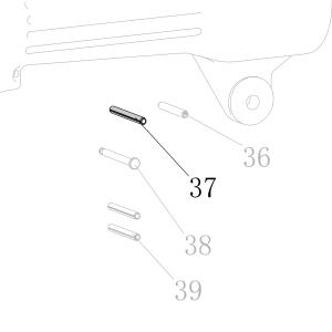 Запчасть B02-030280-02 Штифт ф3×28 CN55-35 MT8016-52 MT8016LN-53 N851L-28 N851H-37 (вид 3)