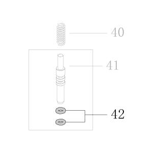 Запчасть B08-002500140-02 Кольцо уплотнительное 2.5X1.4 CN55-47 CN70B-37 CN80B-43 CN90-41 CN100B-40 N851F-44 CN130-42 N851L-41 CN100-36 (вид 5)