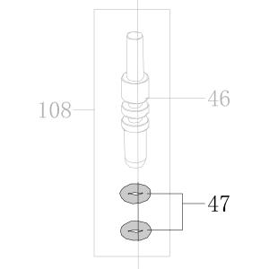 Запчасть B08-002500140-02 Кольцо уплотнительное 2.5X1.4 CN55-47 CN70B-37 CN80B-43 CN90-41 CN100B-40 N851F-44 CN130-42 N851L-41 CN100-36 (вид 4)
