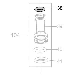 Запчасть B08-005800190-10 Кольцо уплотнительное 5.8X1.9 CN55-41 CN70B-32 CN80B-38 CN90-36 N851F-38 CN130-36 CN100B-35 N851L-35 N851H-46 CN100-30 (вид 2)
