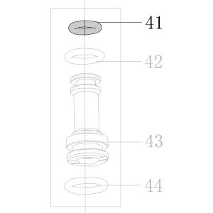 Запчасть B08-005800190-10 Кольцо уплотнительное 5.8X1.9 CN55-41 CN70B-32 CN80B-38 CN90-36 N851F-38 CN130-36 CN100B-35 N851L-35 N851H-46 CN100-30 (вид 5)