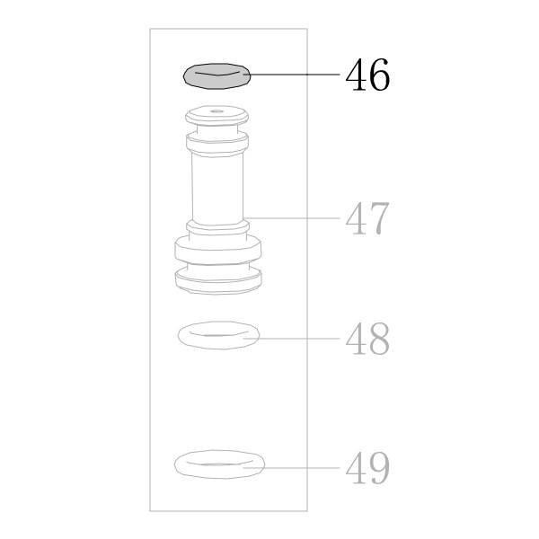 Запчасть B08-005800190-10 Кольцо уплотнительное 5.8X1.9 CN55-41 CN70B-32 CN80B-38 CN90-36 N851F-38 CN130-36 CN100B-35 N851L-35 N851H-46 CN100-30