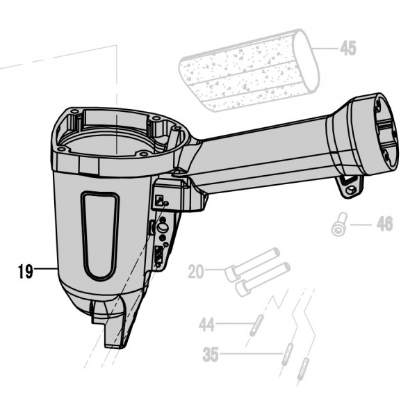 Запчасть 110230 BODY Корпус NT65R-19