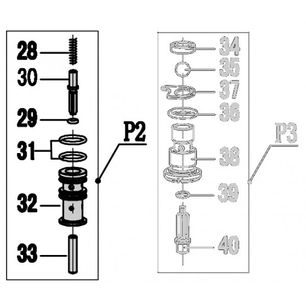 Запчасть T110601 PLUGGER VALVE Клапан переключателя N5023R-P2 N5024R-P2