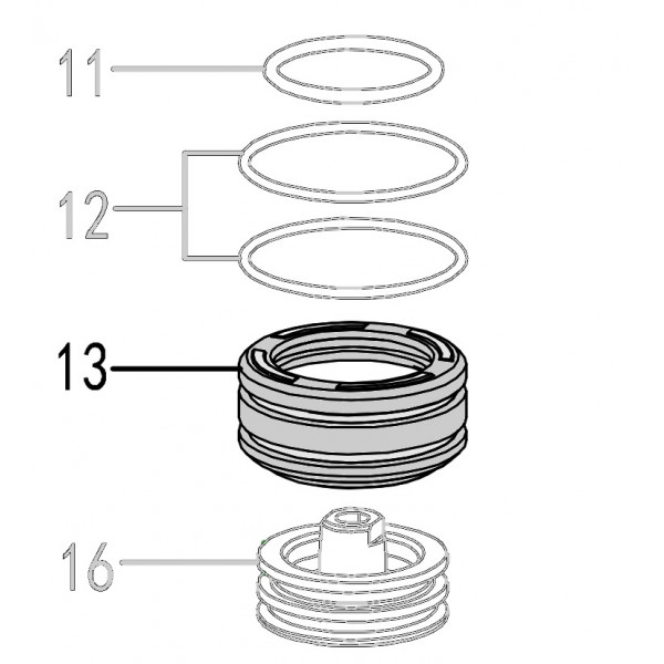 Запчасть 310 490 HEAD VALVE PISTON Клапан поршня CN80R-13 CN90R-13