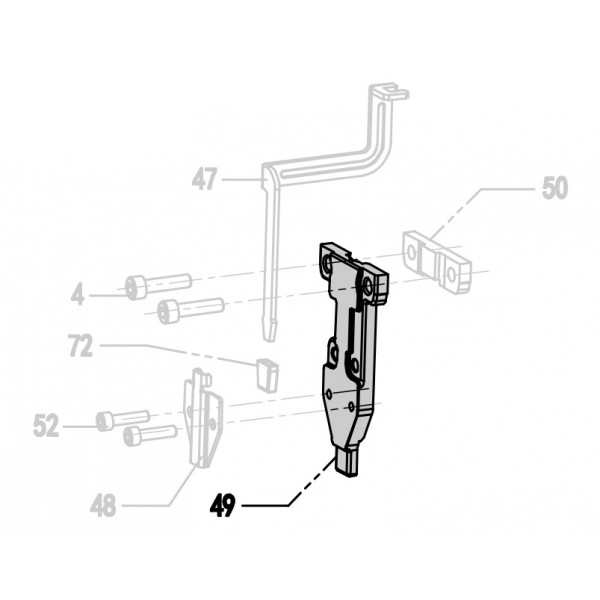 Запчасть 211780 DRIVER GUIDE Направляющая бойка 9040R-49