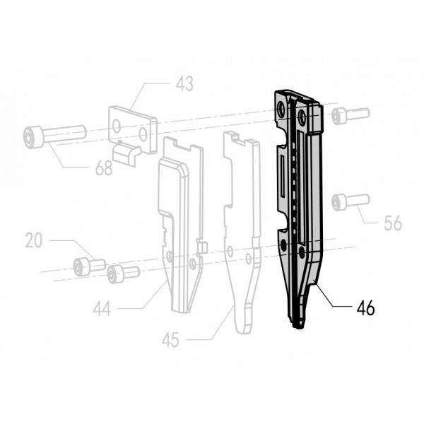 Запчасть 211837 NOSE Нос F50R-46