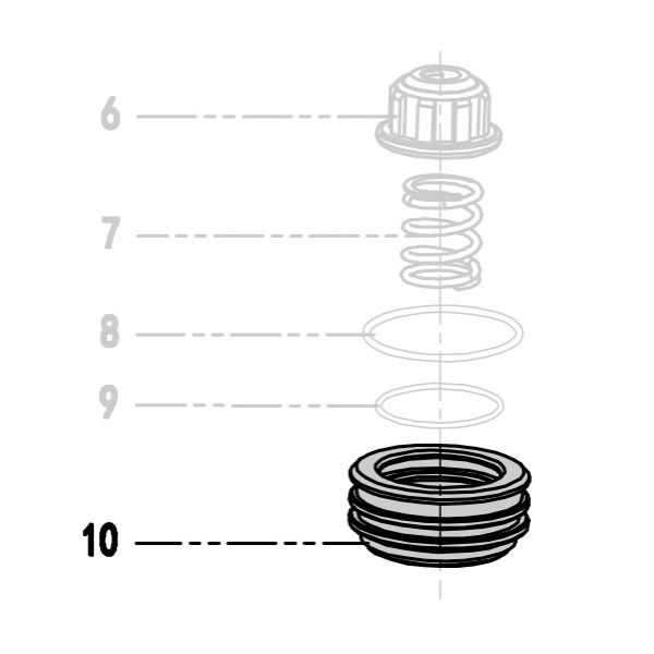 Запчасть 311250 HEAD VALVE Клапан 9040R-10