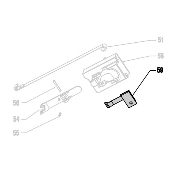 Запчасть 321090 STOP LEVER Ограничитель NT65R-59