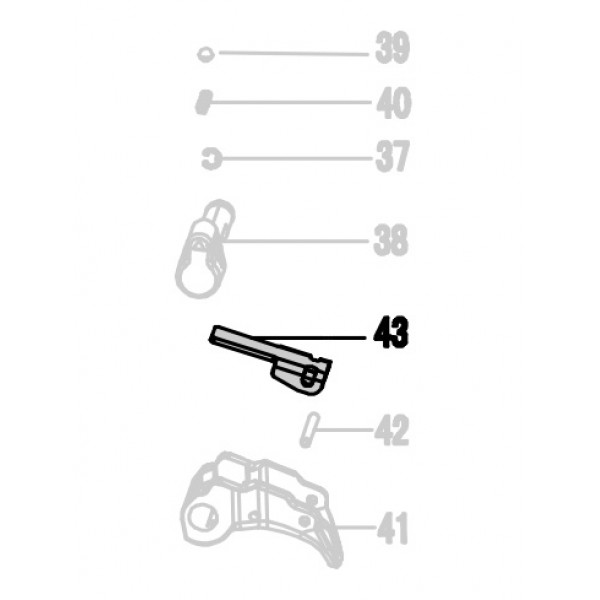 Запчасть 321120 CONTACT PLATE Контактная планка NT65R-43