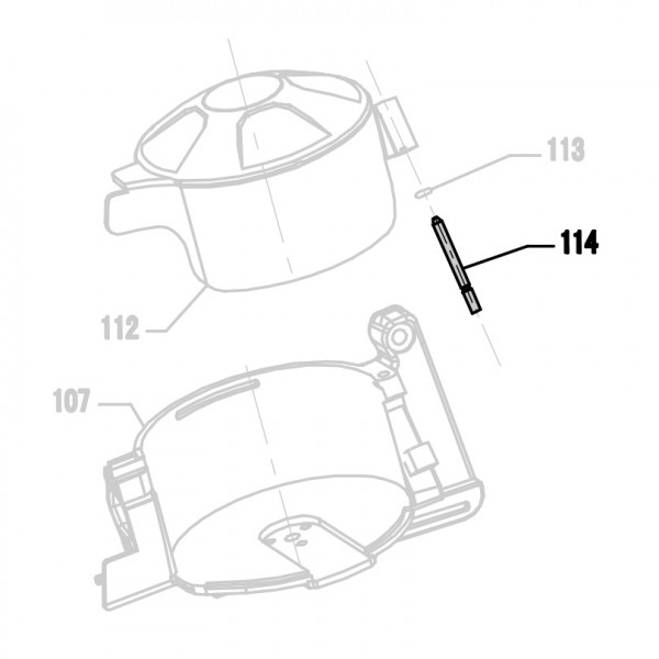 Запчасть 321 830 MAGAZINE PIN Штифт CRN45A-114