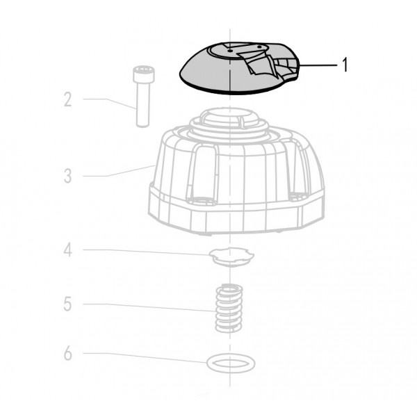 Запчасть 411060 EXHAUSE COVER Крышка выхлопа F50R-1