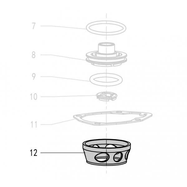 Запчасть 422500 COLLAR Фланец F50R-12