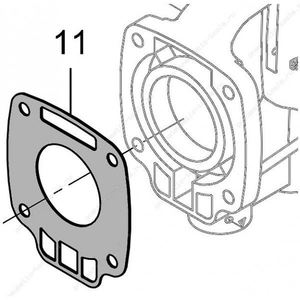 47-407134 Запчасть #11-47-4072 Прокладка корпуса гайковерта 1"