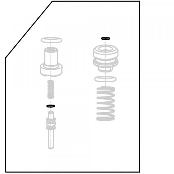 Запчасть 510040 O-RING 2.5X1.5 Кольцо уплотнительное N5023R-29 N5024R-29 F30R-28 F50R-28