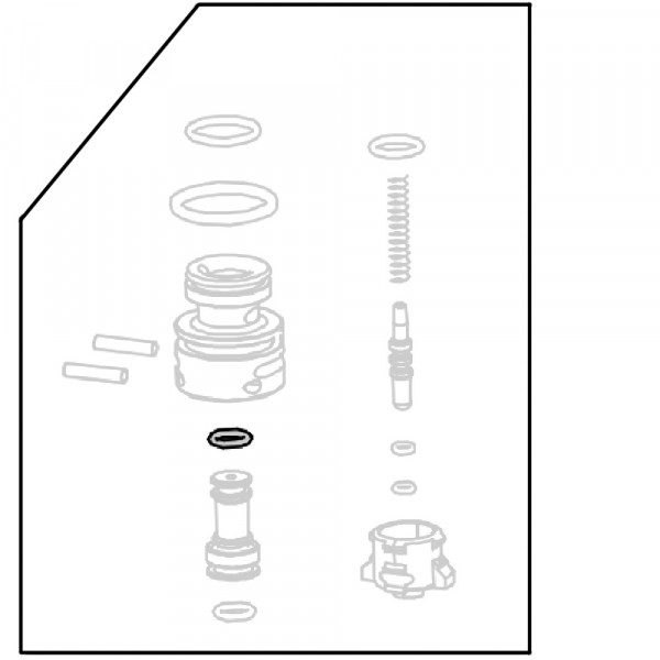 Запчасть 510 180 O-RING  5.8X1.9 Кольцо уплотнительное CN55R-73 CN57R-60 CN70R-60 CN80R-65 CN90R-65 CN90B-63 CN100R-65 N851R-90 9040R-35