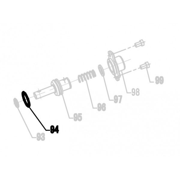 Запчасть 510 400 O-RING 18X2 Кольцо уплотнительное CRN45A-94