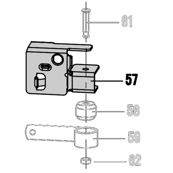 Запчасть 324710 NAIL FEEDER Толкатель скобы N5023R-57