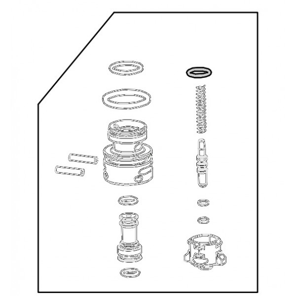 Запчасть 510 240 O-RING 8.6X1.9 Кольцо уплотнительное CN55R-70 CN57R-63 CN70R-59 CN80R-64 CN90R-64 CN90B-60 CN100R-64 N851-63 CRN45A-44 NT65R-68