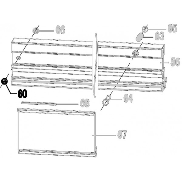 Запчасть 610770 BOLT M4X16 Болт N5023R-60 N5024R-64