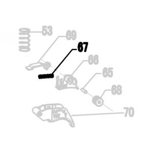 Запчасть 620 370 SPRING Пружина N851R-70 CRN45A-67 CN90B-34 (вид 2)