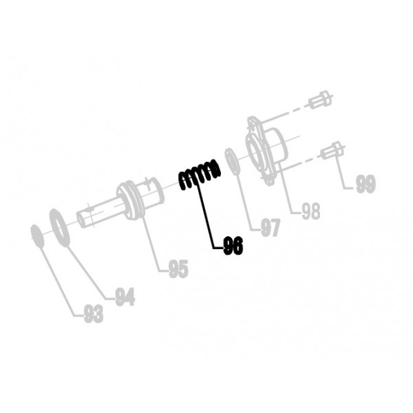 Запчасть 620 820 FEED PISTON SPRING Пружина поршня толкателя CRN45A-96