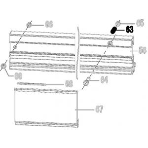 Запчасть 621440 STRAIGHT PIN CAP (B) SPRING Пружина N5023R-63