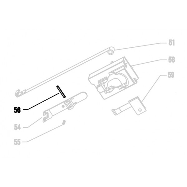 Запчасть 640050 STRAIGHT PIN Штифт NT65R-56