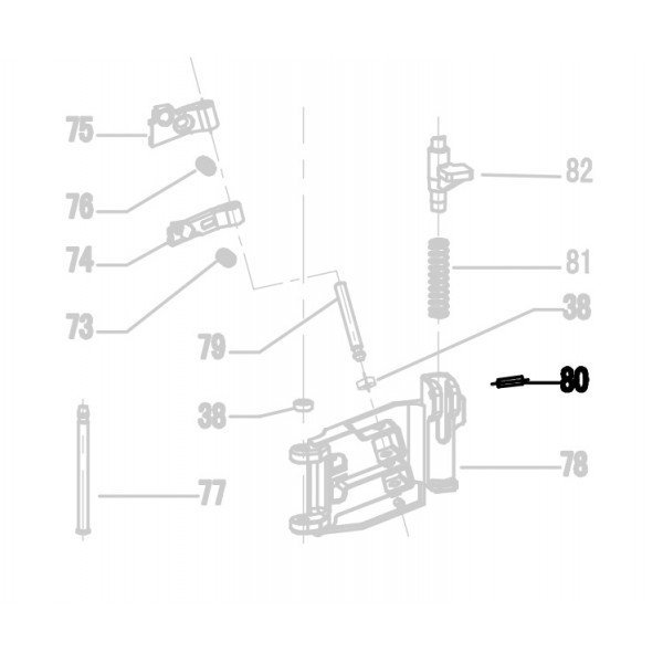 Запчасть 640 060 ROLL PIN 3X10 Штифт CRN45A-80