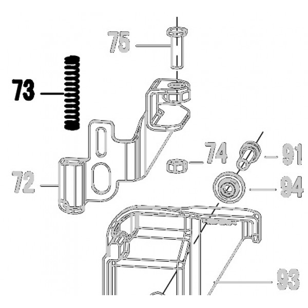 Запчасть 621480 SAFETY SPRING Пружина N5024R-73