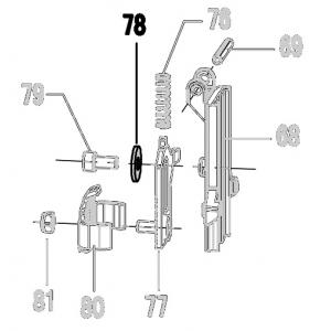 Запчасть 321 890 WASHER Шайба CRN45A-84 N5024R-78 CN90B-68 (вид 2)