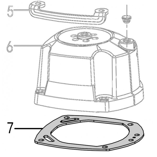 Запчасть 520420 GASKET Прокладка CN90B-7