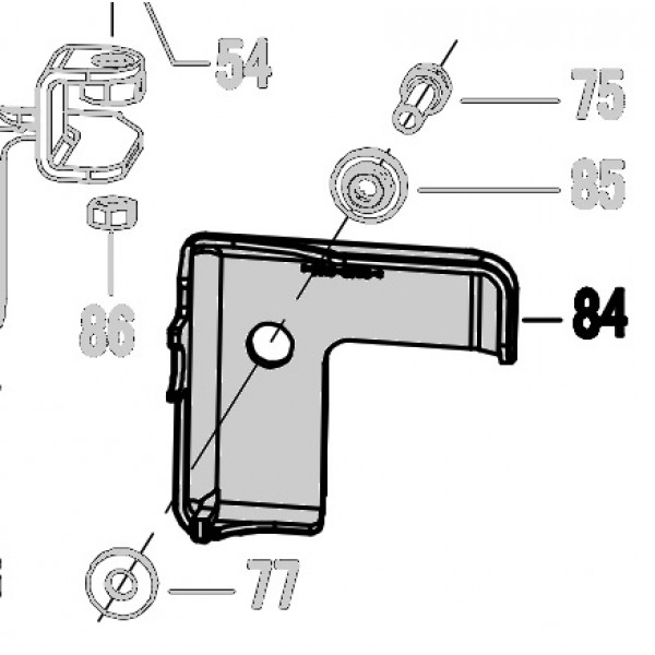 Запчасть 421940 DUST COVER  Кожух N5023R-84