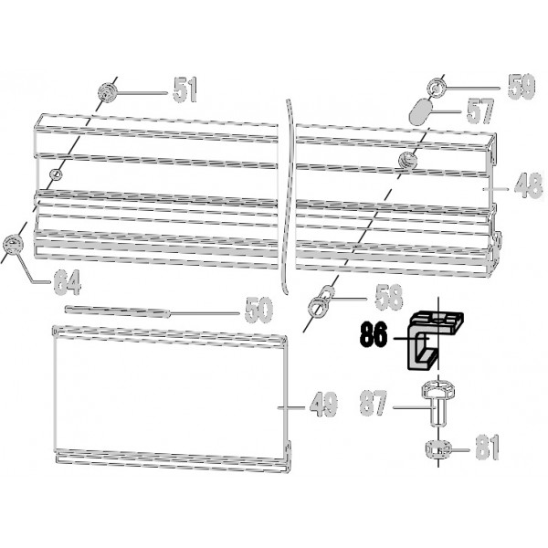 Запчасть 211280 SCALE ADJUST SEAT Упор N5024R-86