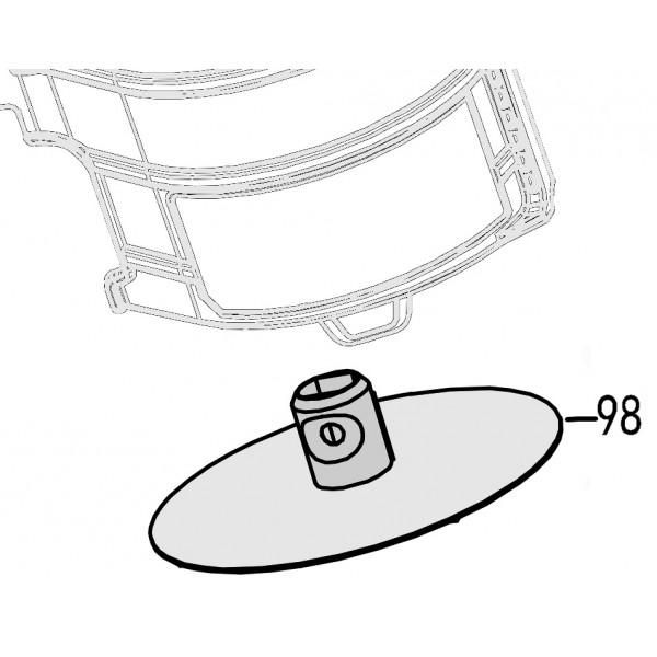 Запчасть 422100 NAIL SUPPORT Опорная консоль CN90B-98