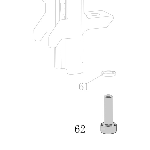 Запчасть B01-01-050160-02 Болт M5X16 N851L-62 N851H-75 N851F-32 N851F-52