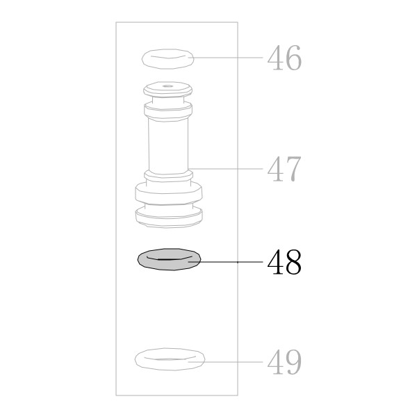 Запчасть B08-006800190-02 Кольцо уплотнительное 6.8X1.9 CN55-43 CN70B-34 CN80B-40 CN90-38 N851F-40 CN100B-37 CN130-38 CN100-31