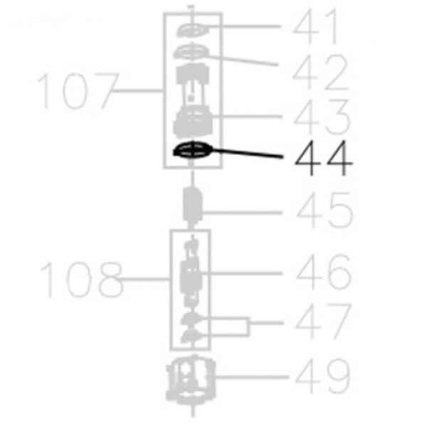 Запчасть B08-008800190 Кольцо уплотнительное 8.8X1.9 MCN55-44 MCN70B-35 MCN80B-41 MCN90-39 MN851F-41 MCN100B-38 MCN130-39 CN45R-69