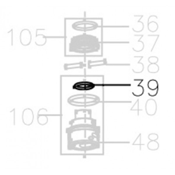 Запчасть B08-011800180 Кольцо уплотнительное 11.8X1.8 MCN55-39 MCN70B-29 MCN80B-35 MCN90-33 MN851F-35 MCN100B-32 MCN130-33