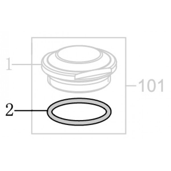 Запчасть B08-031420262 Кольцо уплотнительное 31.42X2.62 MT8016-2 MT8016LN-2