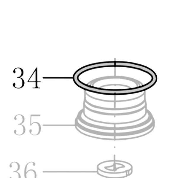 B08-043800240 O-кольцо 43.8×2.4 CN45R-34
