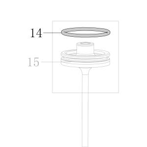 Запчасть B08-047500530 Кольцо уплотнительное 47.5X5.3 CN90-14 (B08-046990533)