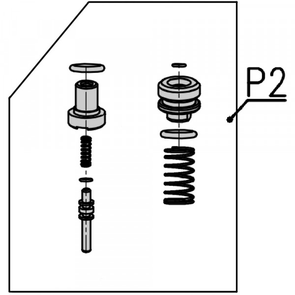 Запчасть T325321 TRIGGER VALVE Клапан курка F50R-P2