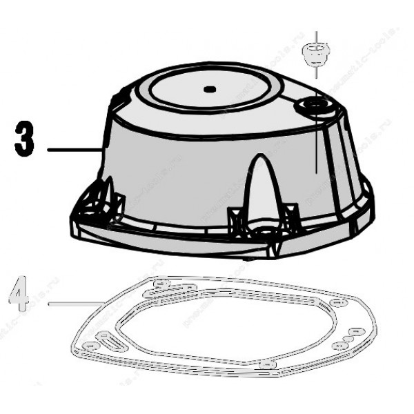 Запчасть 110 130 CYLINDER CAP Крышка цилиндра CN70R-3