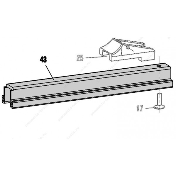 Запчасть 310 550 COVER Крышка 8016L-43